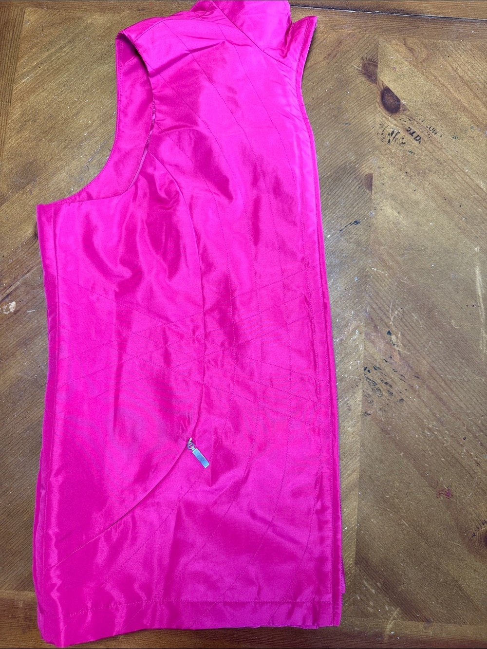 Women's Pink Sleeveless Vest Size XL